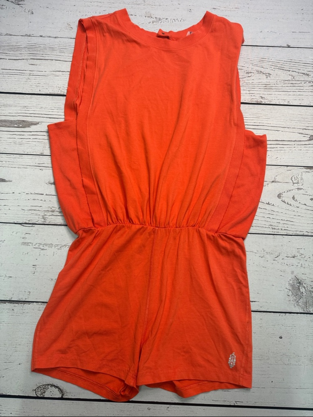 Womens Orange Free People Movement  Romper XL